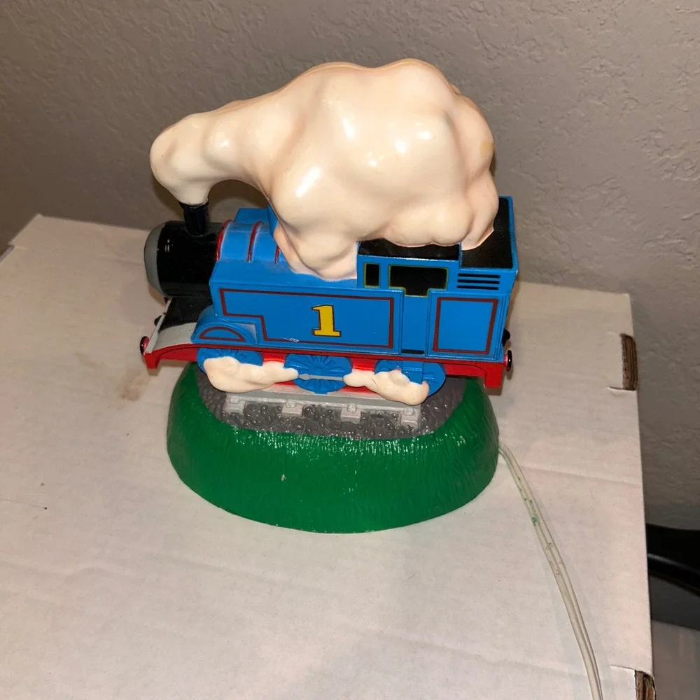 VTG 1992 Thomas the Tank Engine Train‎ Light Up Smoke Cloud Display Figurine